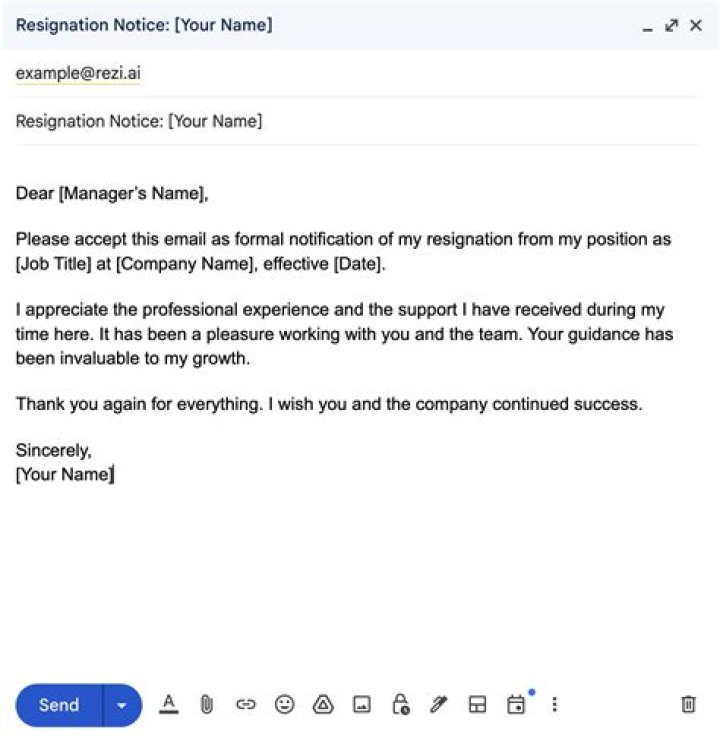 Can an employee resign immediately?