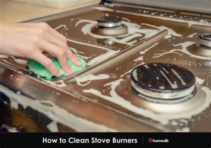 Can I use bleach to clean my stove top?