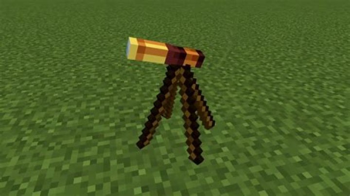 Can you put a telescope on a crossbow Minecraft?