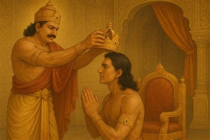 Did Karna son became king of Indraprastha?