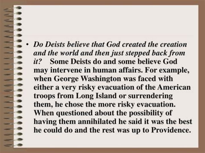 Do Deists believe in an afterlife?
