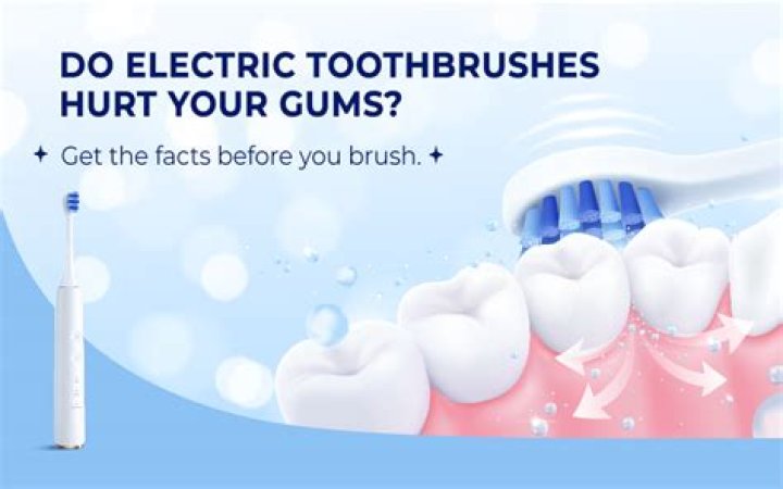 Do electric toothbrushes damage gums?