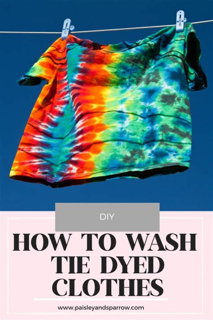 Do you wash tie-dye in cold water?
