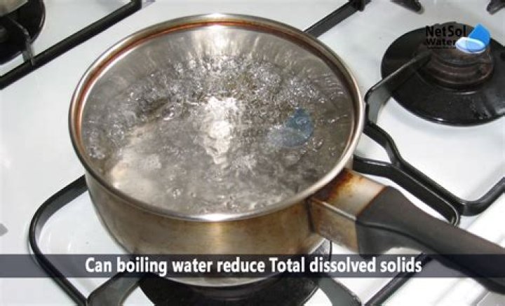 Does boiling water reduce TDS?