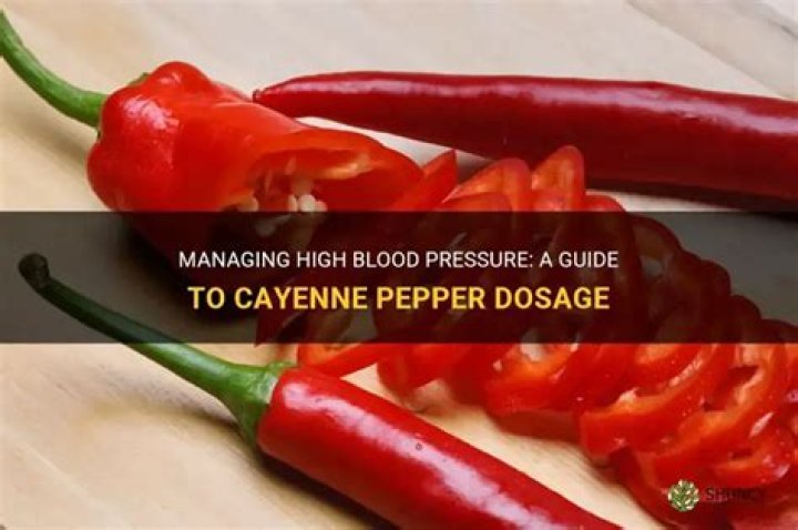 Does cayenne pepper cause high blood pressure?