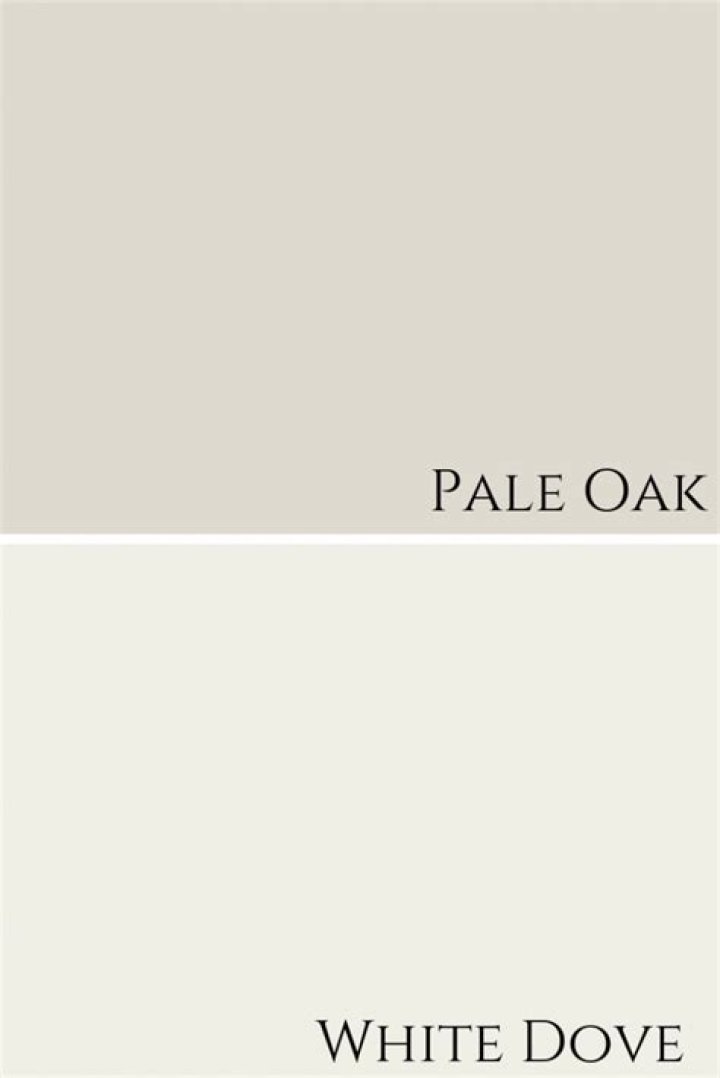 Does pale oak look white?