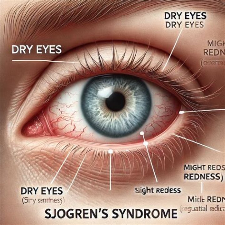 Does Sjogren's affect eyesight?
