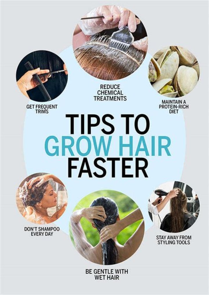 Does tying hair up make it grow faster?