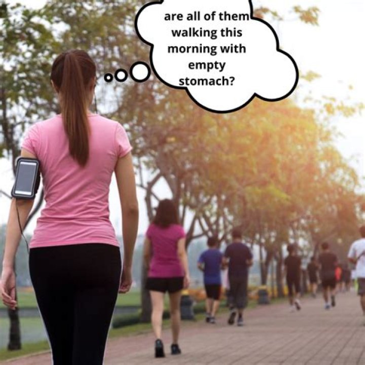 Does walking on an empty stomach burn fat?