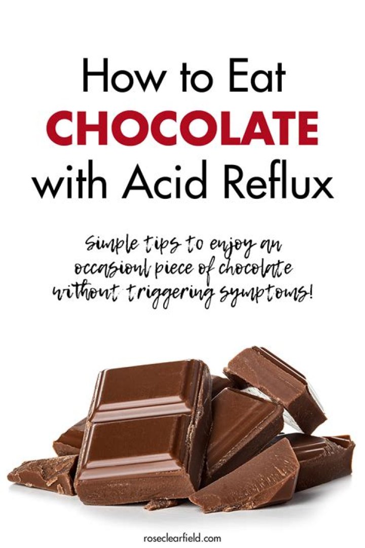 Does white chocolate cause acid reflux?