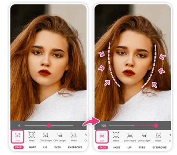 How can I make my round face thinner?