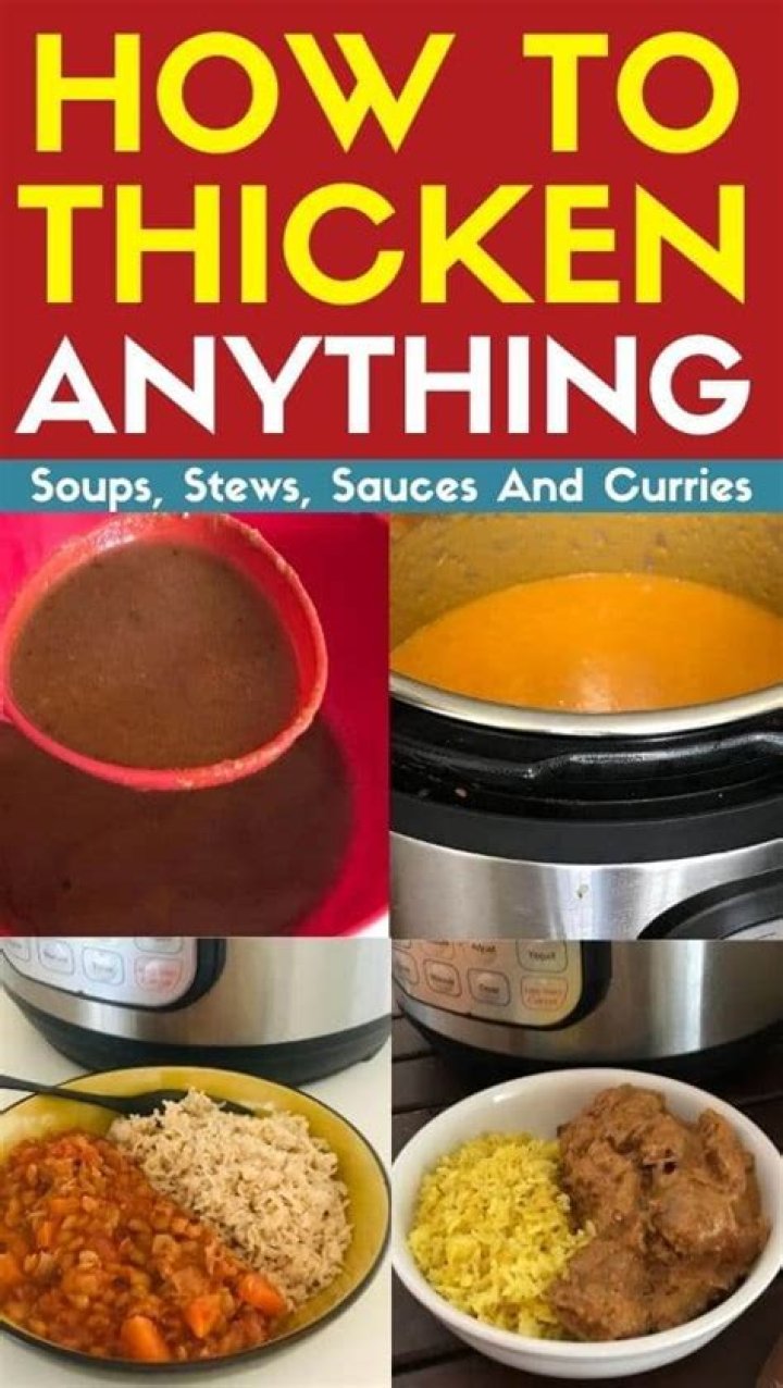 How can I thicken my soup naturally?