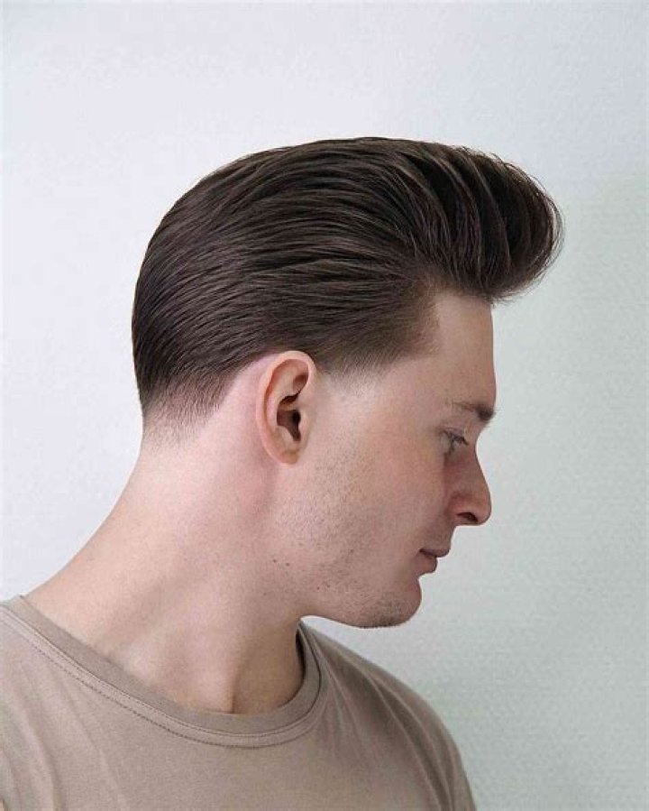 How do I ask my barber for a pompadour?