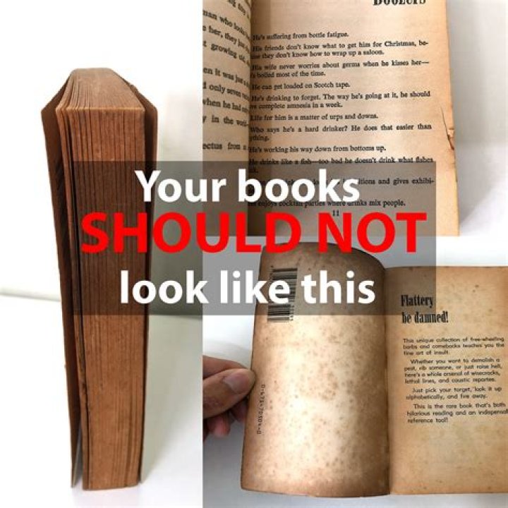 How do I keep my books from turning yellow?