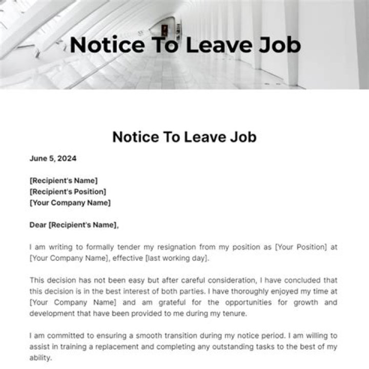 How do I leave a toxic job without notice?