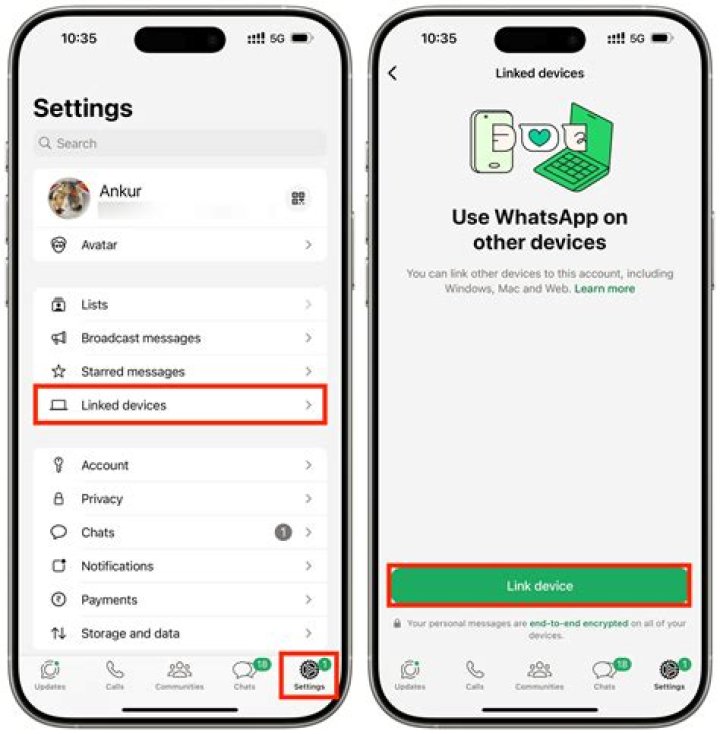 How do I set up WhatsApp for the first time?