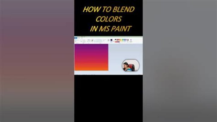How do you blend colors in Picsart?
