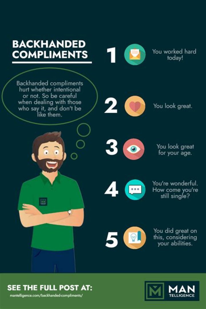 How do you deal with backhanded comments?