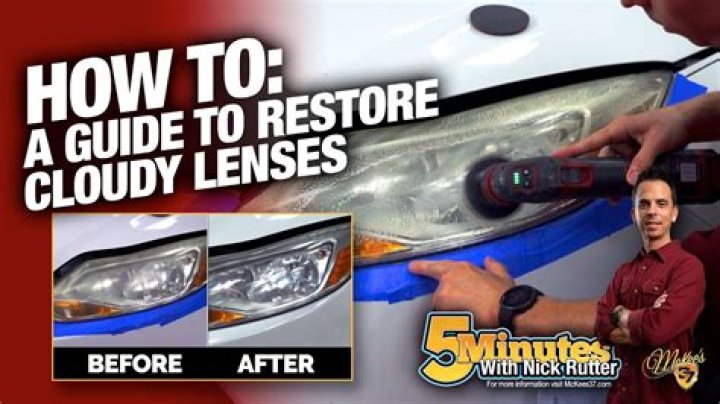 How do you remove cloudiness from headlights?
