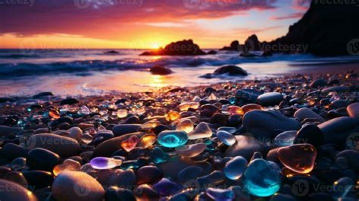 How do you stick glass to glass on a beach?