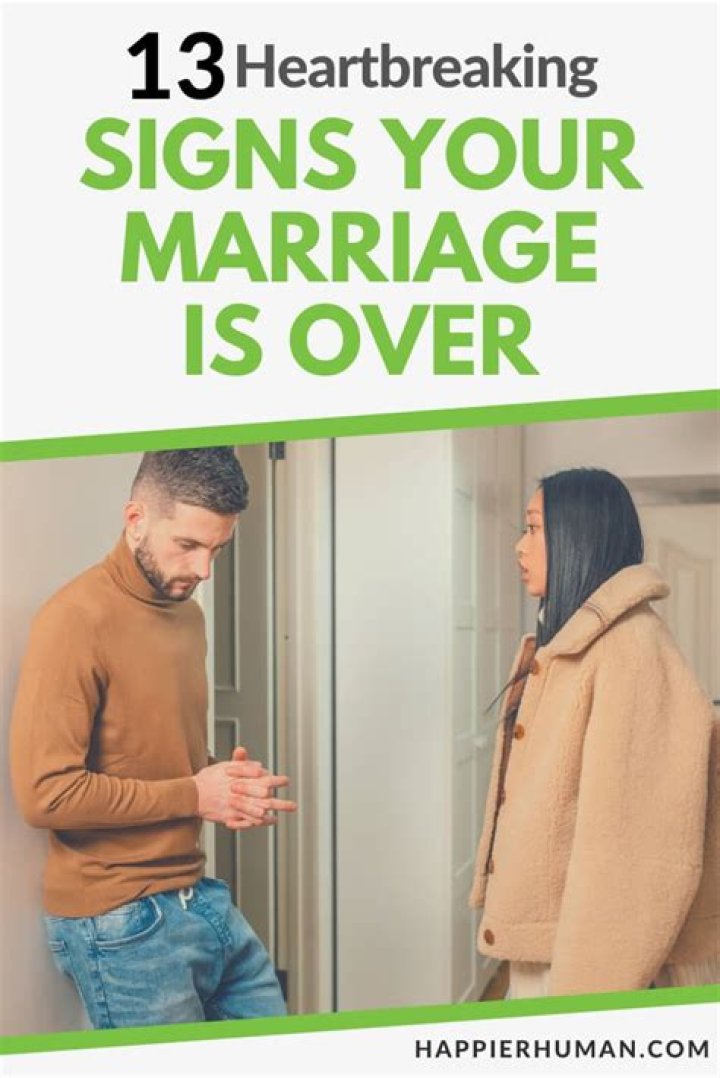How do you tell your husband your marriage is over?