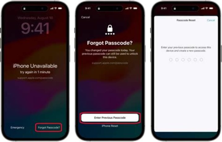 How do you unlock an iPhone without the passcode or face ID?