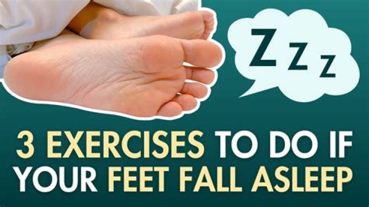 How do you wake up your foot when it falls asleep?