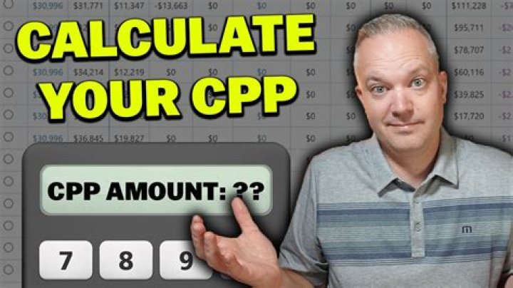 How is CPP calculated when you turn 70?