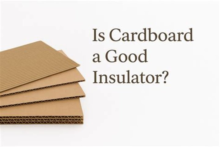 Is cardboard a good insulator for ice?