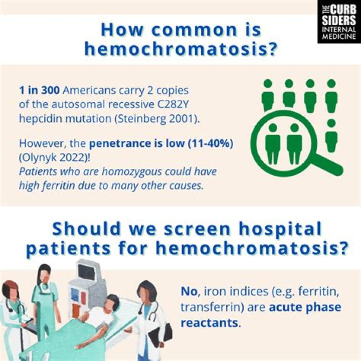 What are the stages of hemochromatosis?