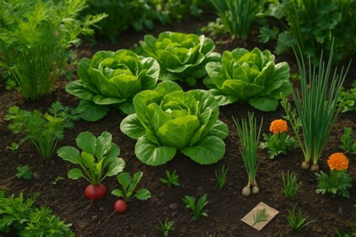 What can you not plant near lettuce?