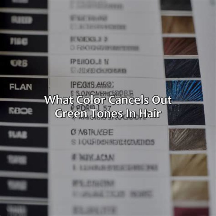 What color cancels out acne scars?