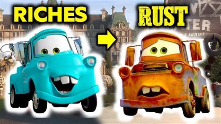 What color was Mater before he rusted?