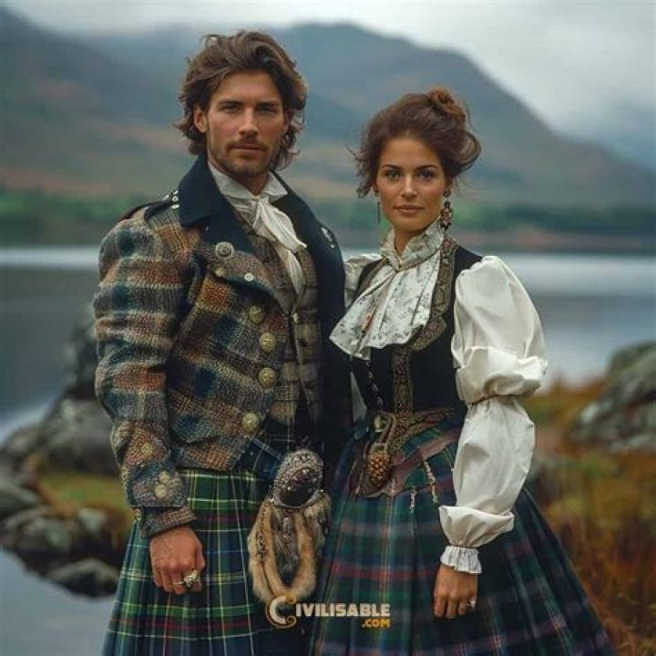 What did Scottish Highlanders look like?