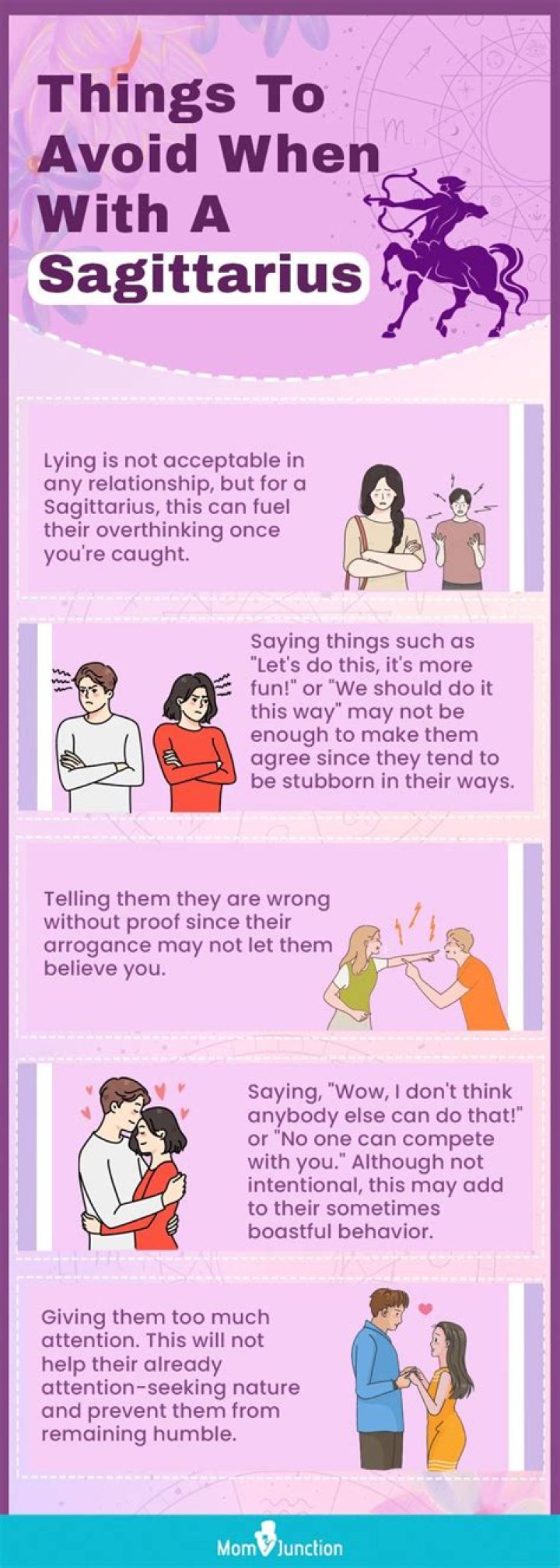 What do Sagittarius do when stressed?