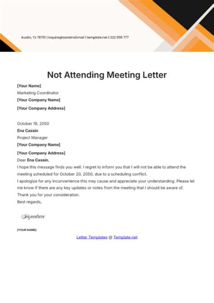 What does it mean to attend a meeting?