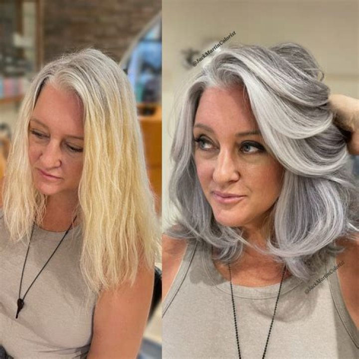 What does toner do for grey hair?