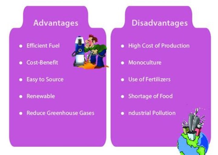 What is a disadvantage of using biofuels?