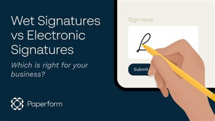 What is a dry signature?