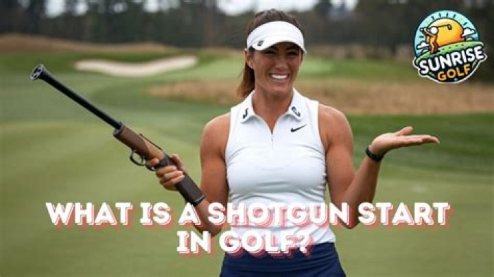 What is a shotgun start in golf?