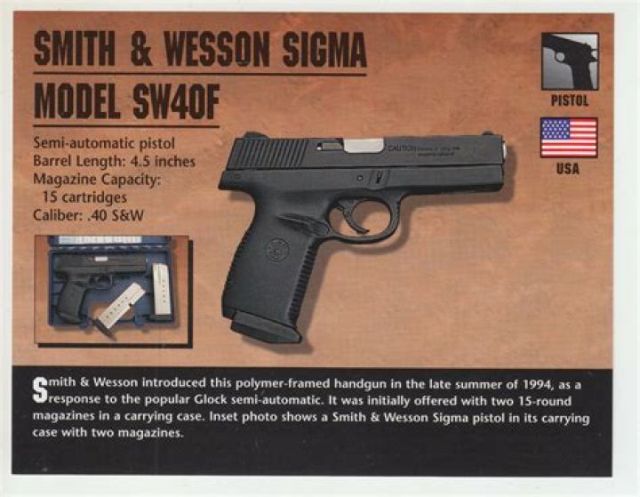 What is a Sigma pistol?