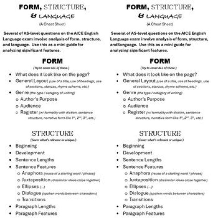 What is language form?