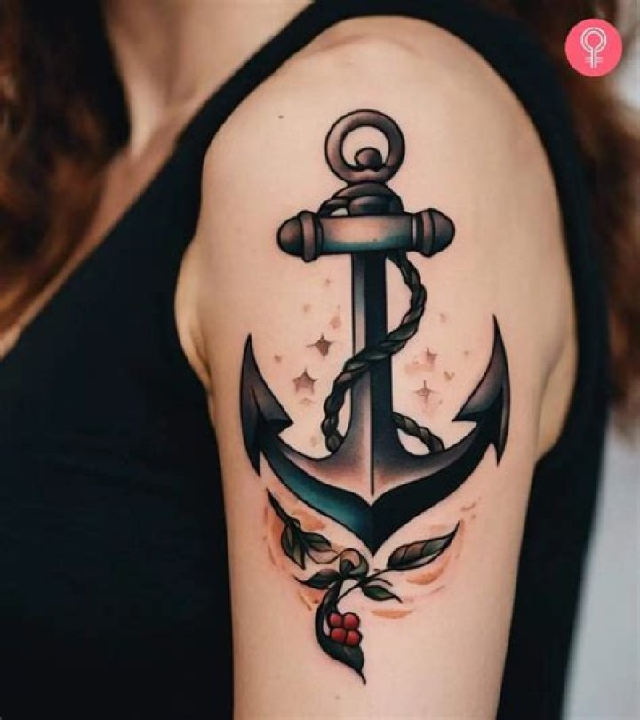 What is the meaning of an anchor tattoo on a girl?