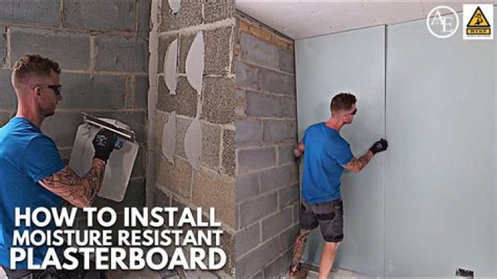 What is waterproof plasterboard?