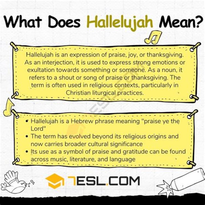 What language is hallelujah?