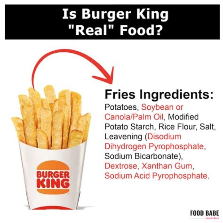 What oil does Burger King use?