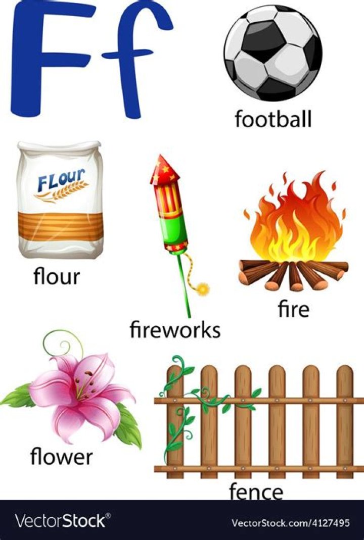 What starts with the letter F?