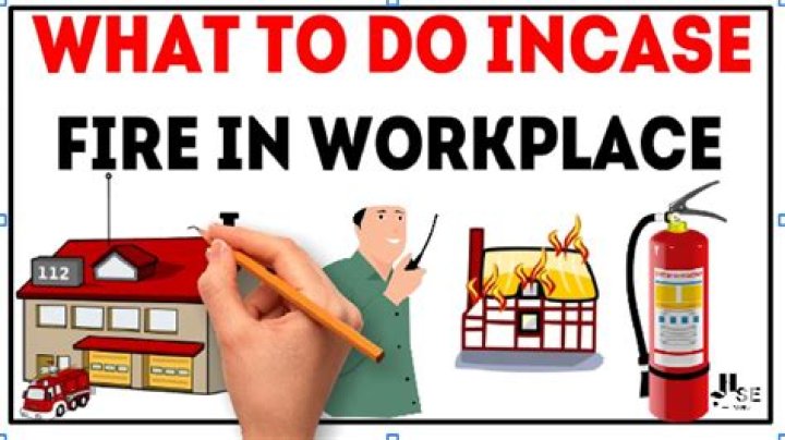 What to do if there is a fire in the workplace?