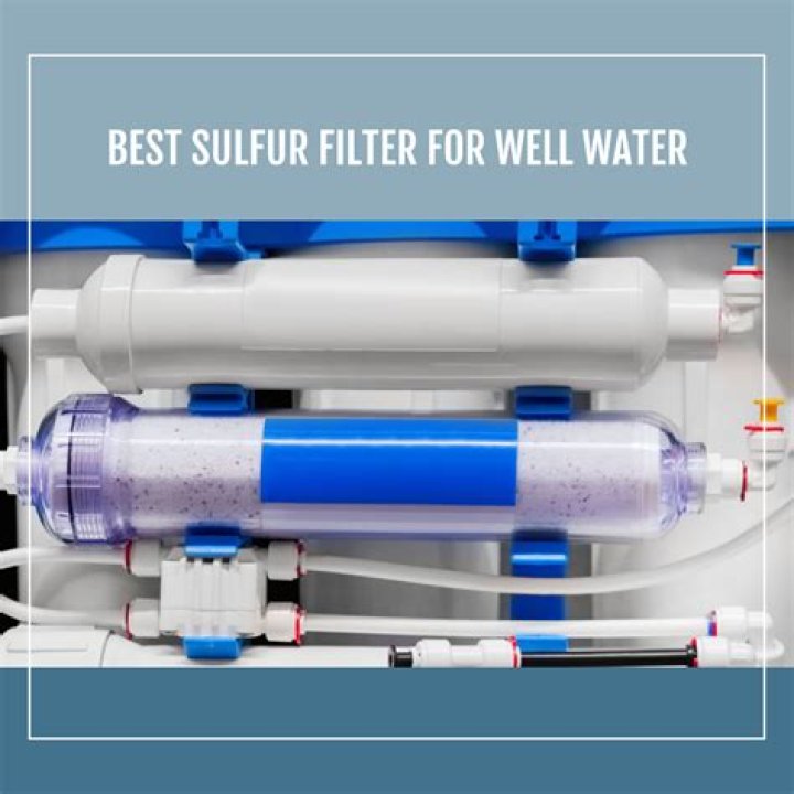 What type of filter removes sulfur smell from water?