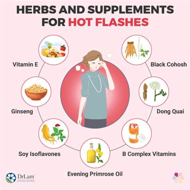 What vitamin helps with hot flashes?
